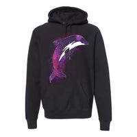 Galaxy Stars Dolphin Premium Hoodie