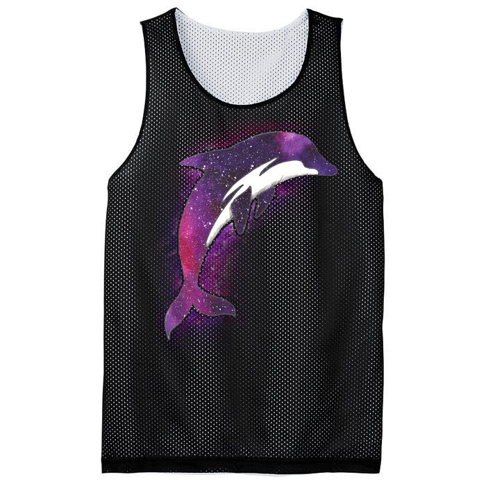 Galaxy Stars Dolphin Mesh Reversible Basketball Jersey Tank