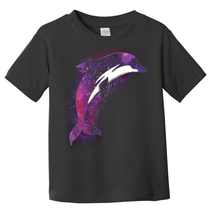 Galaxy Stars Dolphin Toddler T-Shirt