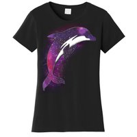 Galaxy Stars Dolphin Women's T-Shirt