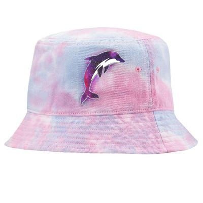 Galaxy Stars Dolphin Tie-Dyed Bucket Hat