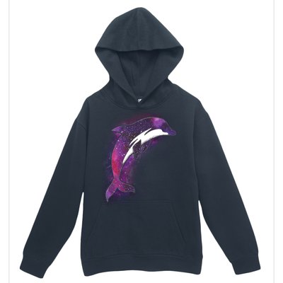 Galaxy Stars Dolphin Urban Pullover Hoodie