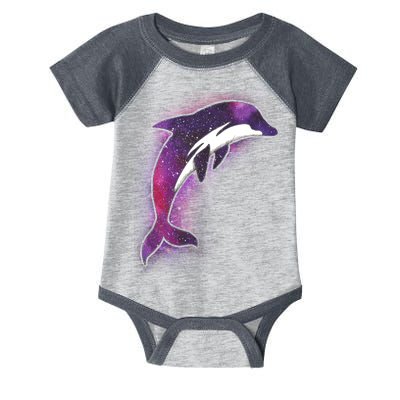 Galaxy Stars Dolphin Infant Baby Jersey Bodysuit