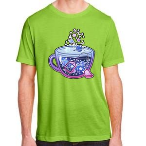 Galaxy Tea Cool Space Graphic Adult ChromaSoft Performance T-Shirt