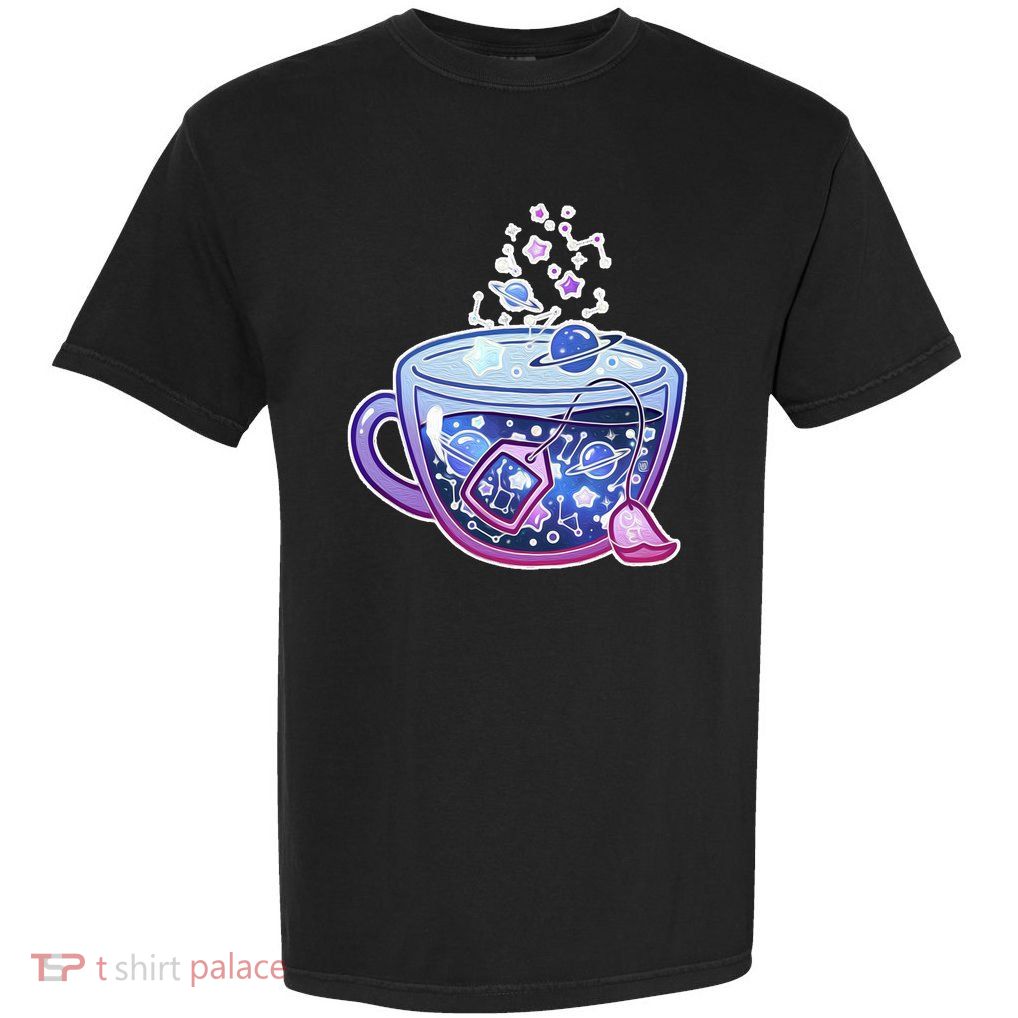 Galaxy Tea Cool Space Graphic Garment-Dyed Heavyweight T-Shirt