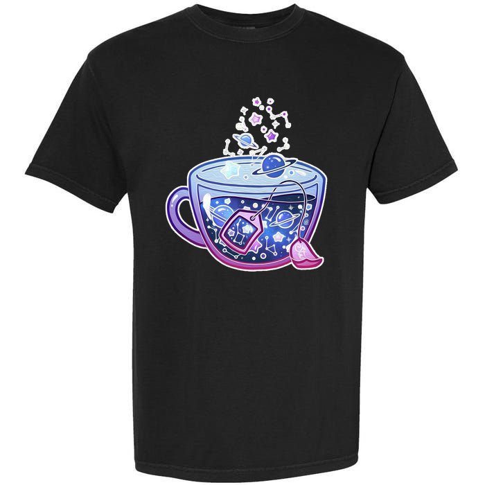 Galaxy Tea Cool Space Graphic Garment-Dyed Heavyweight T-Shirt