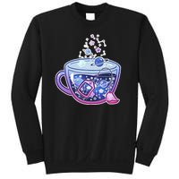 Galaxy Tea Cool Space Graphic Sweatshirt