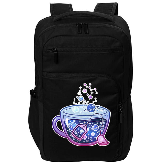 Galaxy Tea Cool Space Graphic Impact Tech Backpack