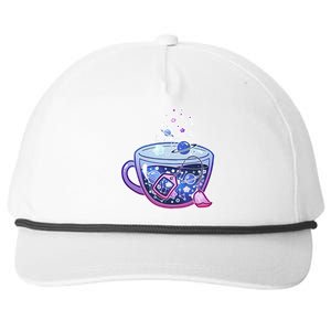 Galaxy Tea Cool Space Graphic Snapback Five-Panel Rope Hat