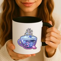 Galaxy Tea Cool Space Graphic Mug