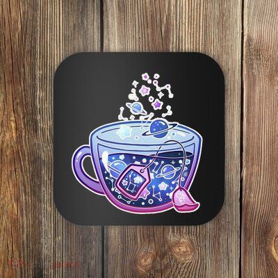 Galaxy Tea Cool Space Graphic Coaster