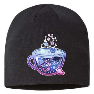 Galaxy Tea Cool Space Graphic Sustainable Beanie