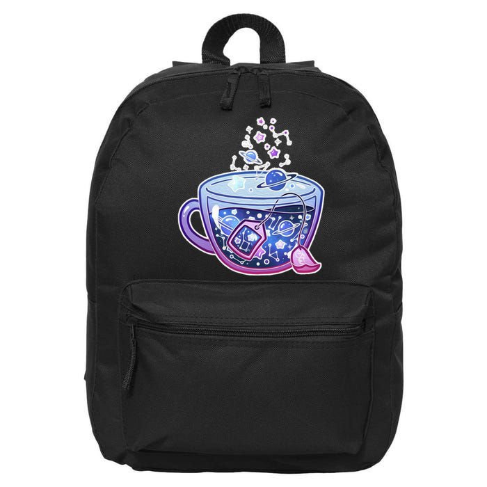 Galaxy Tea Cool Space Graphic 16 in Basic Backpack