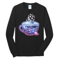 Galaxy Tea Cool Space Graphic Tall Long Sleeve T-Shirt