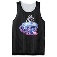 Galaxy Tea Cool Space Graphic Mesh Reversible Basketball Jersey Tank