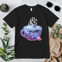 Galaxy Tea Cool Space Graphic Premium T-Shirt