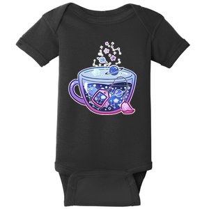 Galaxy Tea Cool Space Graphic Baby Bodysuit