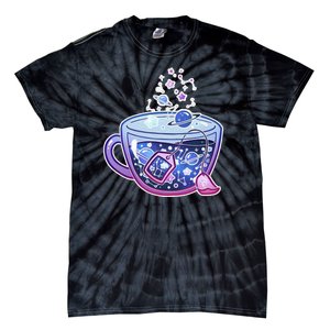 Galaxy Tea Cool Space Graphic Tie-Dye T-Shirt