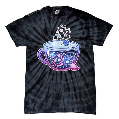 Galaxy Tea Cool Space Graphic Tie-Dye T-Shirt