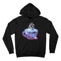 Galaxy Tea Cool Space Graphic Tall Hoodie