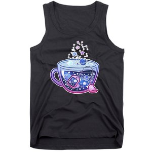 Galaxy Tea Cool Space Graphic Tank Top