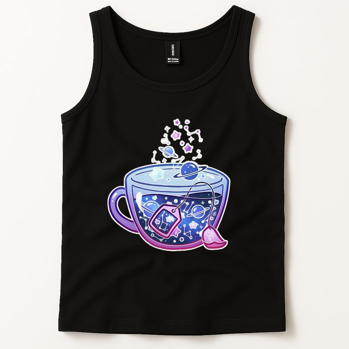 Galaxy Tea Cool Space Graphic Tank Top