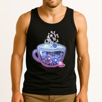 Galaxy Tea Cool Space Graphic Tank Top