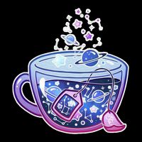 Galaxy Tea Cool Space Graphic Tank Top