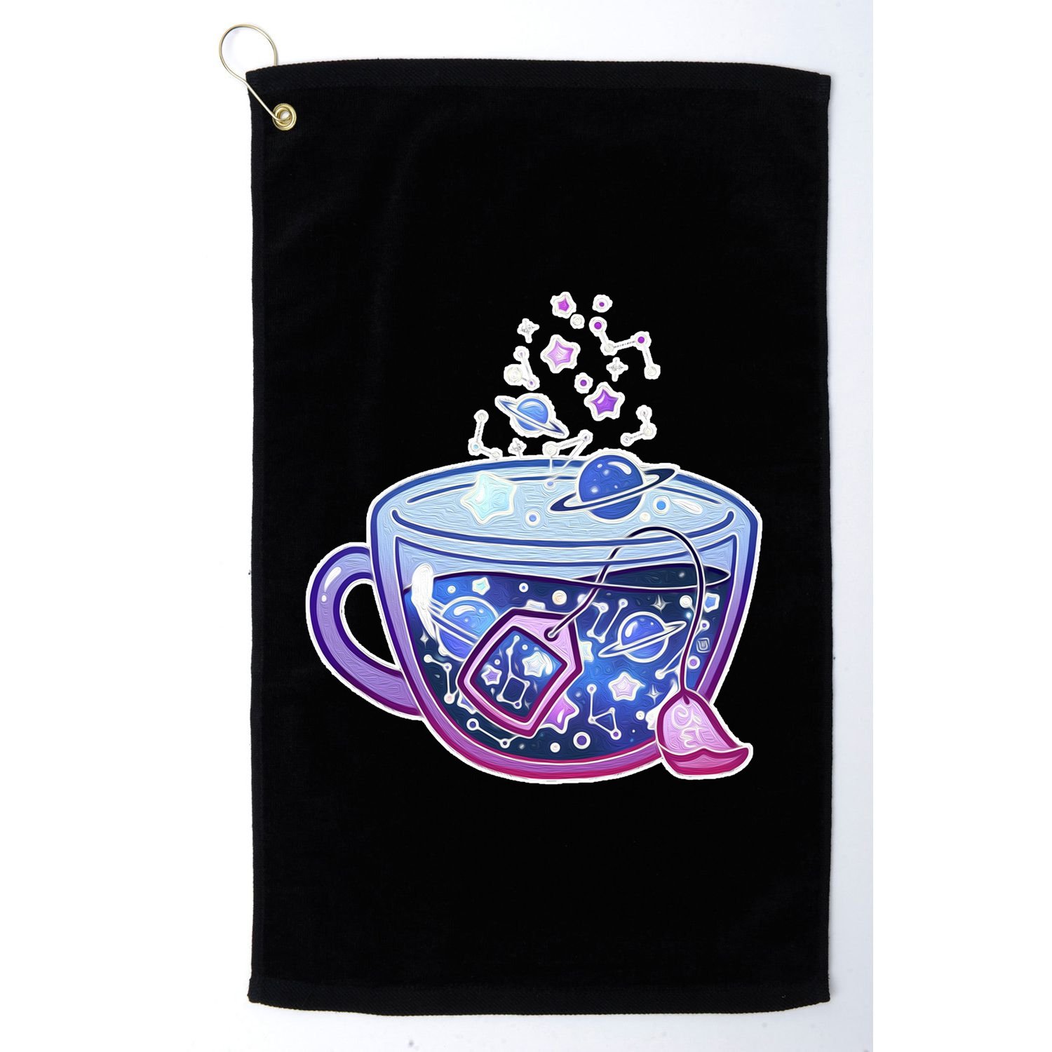Galaxy Tea Cool Space Graphic Golf Towel