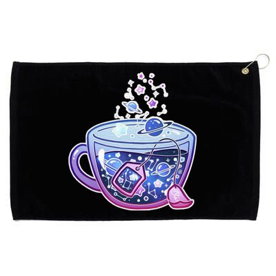 Galaxy Tea Cool Space Graphic Grommeted Golf Towel