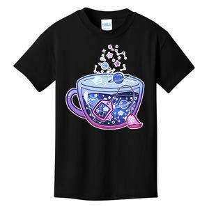 Galaxy Tea Cool Space Graphic Kids T-Shirt