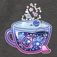 Galaxy Tea Cool Space Graphic Vector Backpack