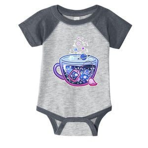 Galaxy Tea Cool Space Graphic Infant Baby Jersey Bodysuit