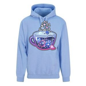 Galaxy Tea Cool Space Graphic Unisex Surf Hoodie