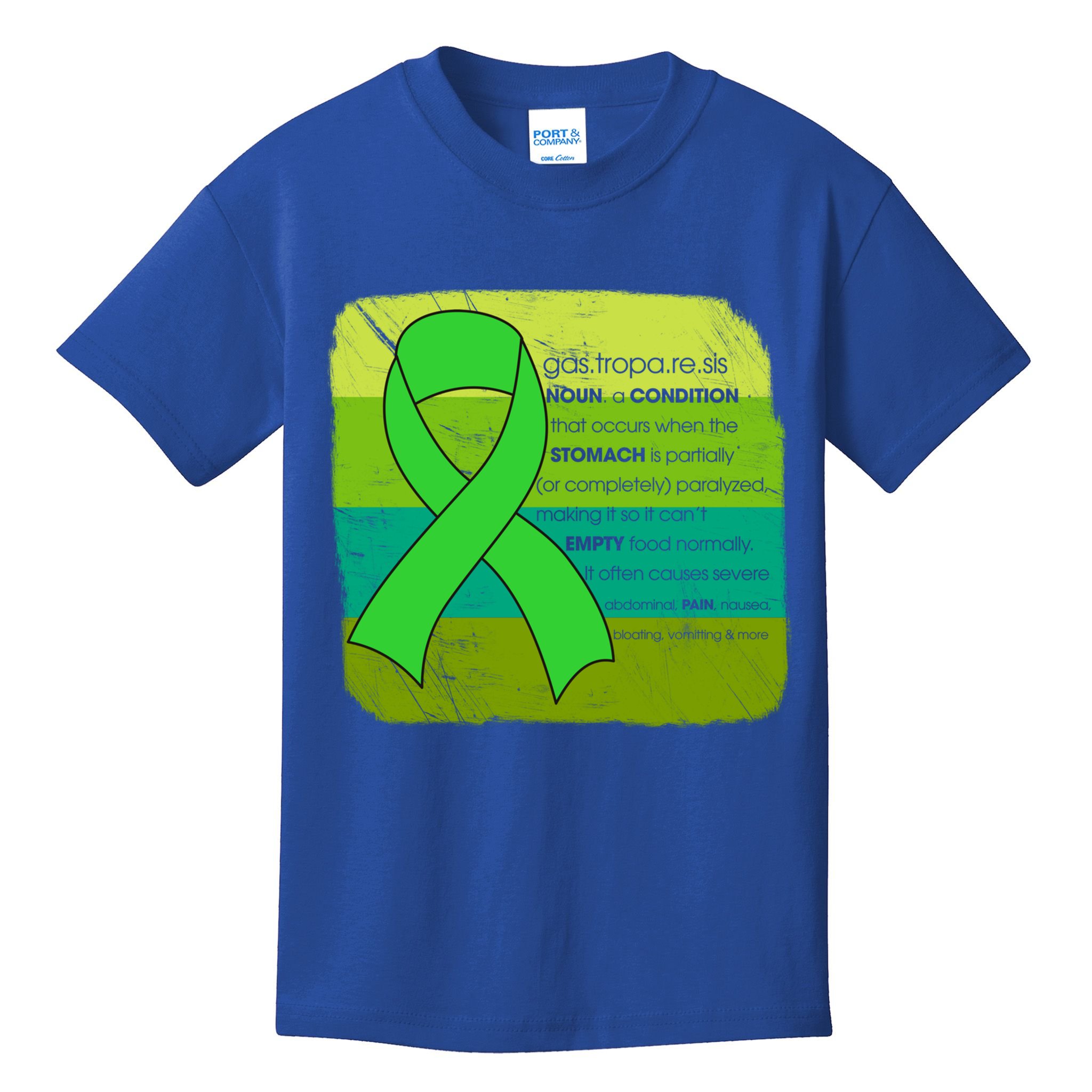 Gastric Awareness Month Funny Gift Definition Of Gastroparesis Gift Kids T-Shirt