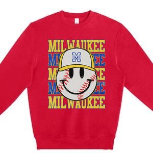 Graphic Art Milwaukee Proud Family Name Awesome Costume Premium Crewneck Sweatshirt