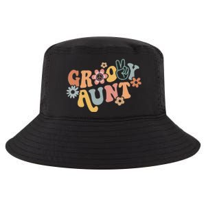 Groovy Aunt Matching Family 1st Birthday Party Cool Comfort Performance Bucket Hat