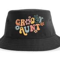 Groovy Aunt Matching Family 1st Birthday Party Sustainable Bucket Hat