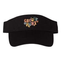 Groovy Aunt Matching Family 1st Birthday Party Valucap Bio-Washed Visor