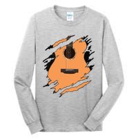 Guitar Acoustic Music Guitarist Musician Gift Tall Long Sleeve T-Shirt