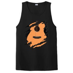 Guitar Acoustic Music Guitarist Musician Gift PosiCharge Competitor Tank