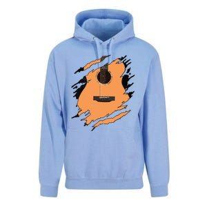 Guitar Acoustic Music Guitarist Musician Gift Unisex Surf Hoodie