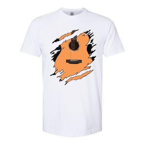 Guitar Acoustic Music Guitarist Musician Gift Softstyle CVC T-Shirt