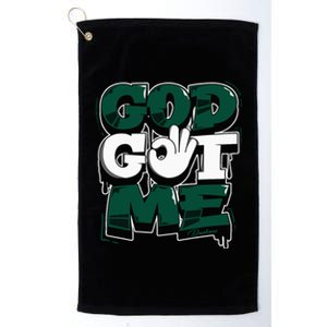 God And Me Oxidized Green 4s Matching Platinum Collection Golf Towel