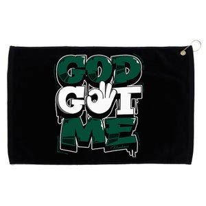 God And Me Oxidized Green 4s Matching Grommeted Golf Towel