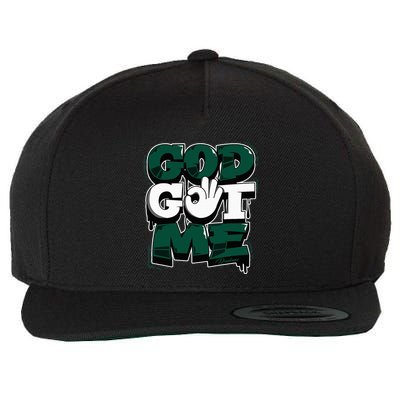 God And Me Oxidized Green 4s Matching Wool Snapback Cap