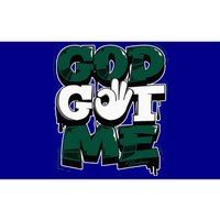 God And Me Oxidized Green 4s Matching Bumper Sticker