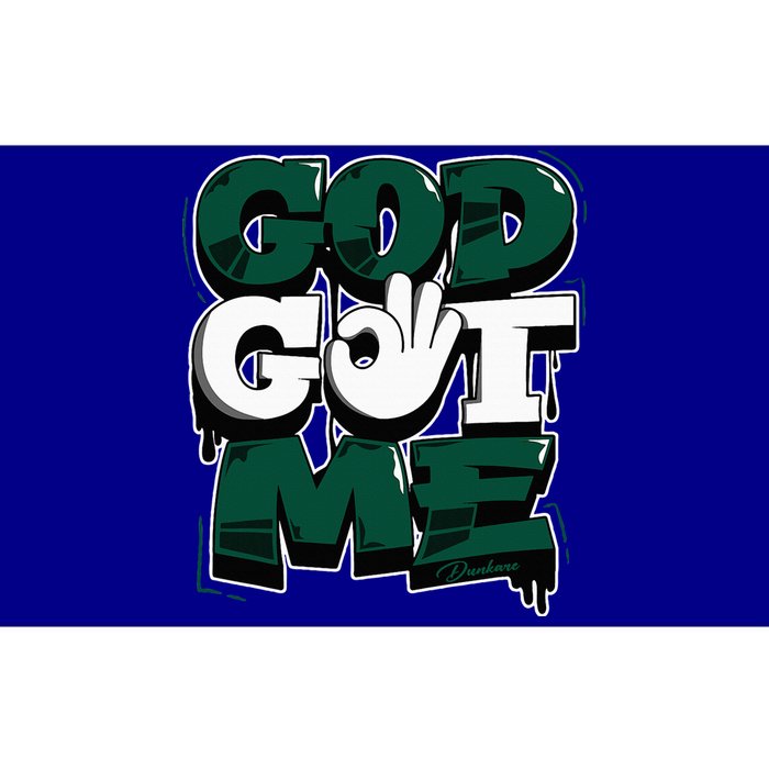 God And Me Oxidized Green 4s Matching Bumper Sticker