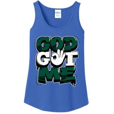 God And Me Oxidized Green 4s Matching Ladies Essential Tank