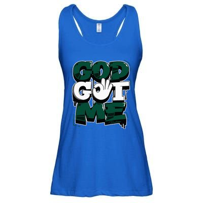 God And Me Oxidized Green 4s Matching Ladies Essential Flowy Tank